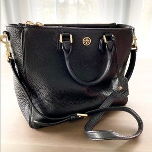 Tory Burch - Pebbled Robinson Cross Body Satchel